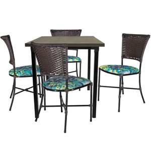 Mesa Cozinha Cadeiras Gramado Tabaco Jogo De Jardim