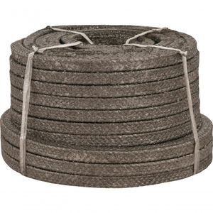 Gaxeta Quadrada Grafitada 1/4" 75M 5,0Kg P/ Vedação Vonder
