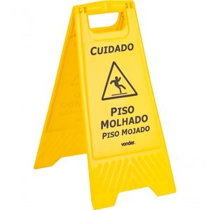 Cavalete Para Sinalização "Piso Molhado" 62X30Cm - Vonder