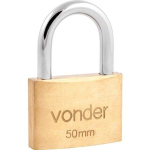 Cadeado Latão 50mm Haste Normal Vonder