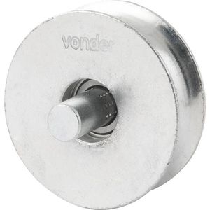 Roldana P/ Portão 2.1/2" Tipo U Aço Zincado R.Pino Vonder