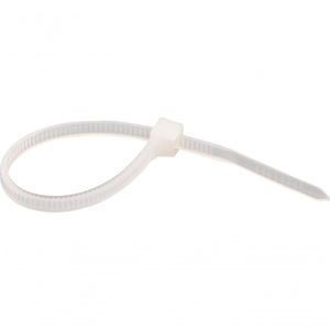 Abraçadeira De Nylon 100x2,5mm Branca Com 100 Peças - Vonder