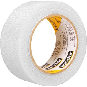 Tela Adesiva Trancada Fibra De Vidro 48Mmx20M Para Drywall -