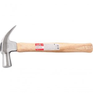 Martelo Unha 23Mm Aço Forjado Cabo Madeira - Nove54