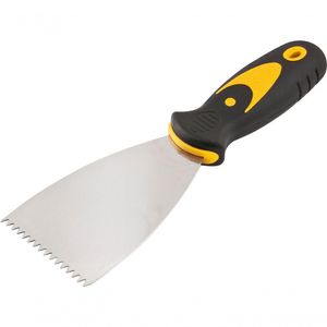 Espátula Betumadeira Aço Carbono 2 5Cm Cabo Pvc Anatômico -