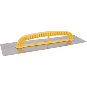 Desempenadeira Aço Lisa 12,0X48,0Cm Cabo Plástico Fechado -