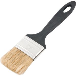 Pincel 2.1/2 Cerdas Brancas Cabo Plástico Para Tintas Pva E