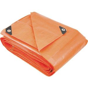 Lona Polietileno 10X10M Laranja 200 Micras Reforçada Vonder