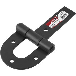 Dobradiça Para Porteira 270Mm Aço Carbono Pintado - Nove54