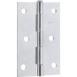 Dobradiça Para Porta 3" Aço Carbono Cromado Vonder