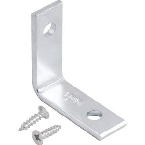 Cantoneira P/ Cortina 03X03Cm Zincado Cce0033 C/ 4 Pç Vonder
