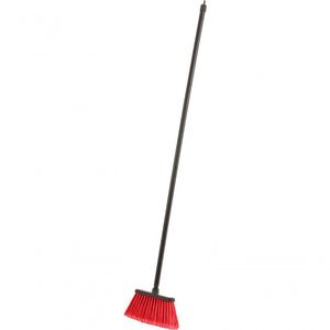 Vassoura Doméstica 26Cm 4 Fileiras Cepa Plástica Cabo Madeir