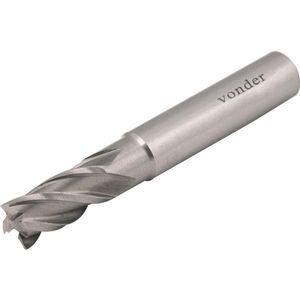 Fresa Topo Aço Rápido 8,00Mm 4 Cortes Reto Haste 10Mm Din 84