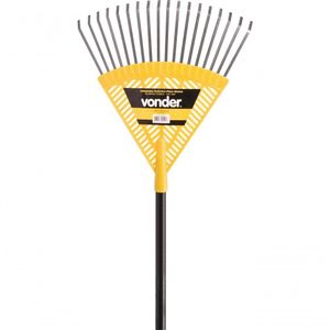 Vassoura Para Jardim Plástica 18 Dentes Fixa