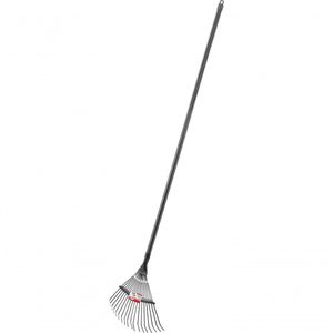 Vassoura P/ Jardim Metálica 18 Dentes Palheta Fixa Nove54