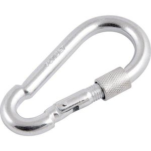 Mosquetão C/ Trava Roscada 7X70Mm Leve Galvanizado