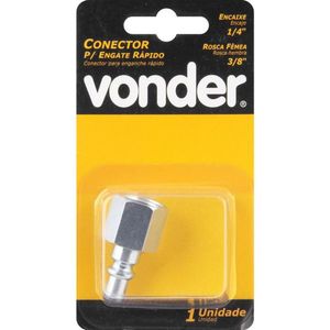 Conector Femea Rosca 1/4X3/8" 1 Peça