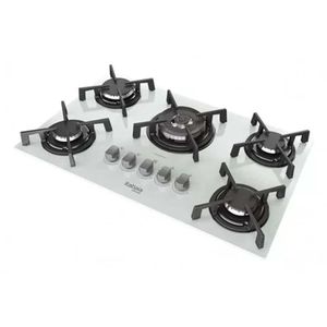 Fogão Cooktop 5 Bocas Vitrum 5q 127/220v Branco - Itatiaia
