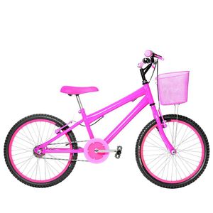 Bicicleta Infantil Feminina Aro 20 Pink