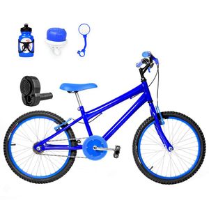 Bicicleta Infantil Masculina Aro 20+Kit Passeio e Acelerador