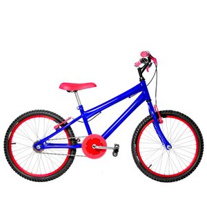 Bicicleta Infantil Masculina Aro 20 Azul e Vermelha