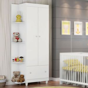 Guarda Roupa Infantil Gutti 2 Portas Flex 3 Cores Em 1