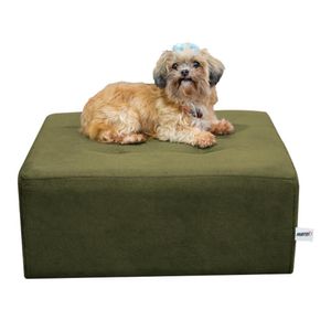 Cama Box E Pet Quadrado Com Pés Com Alumínio Chumbo