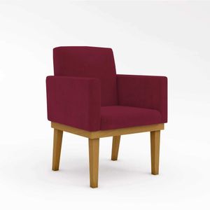 Cadeira Escritório Poltrona Reforçada marsala