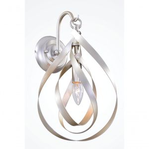 Arandela Arch Metal Prata Perolado
