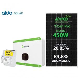 Gerador De Energia Solar Growatt Zero Grid Sem Estrutura Gro