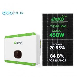 Gerador De Energia Solar Growatt Rosca Dupla Metal Romagnole
