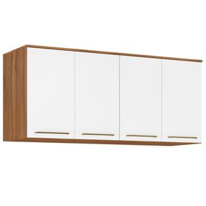 Guarda Roupa Ponte Casal 4 Portas 71190k Amendola Branco Dem