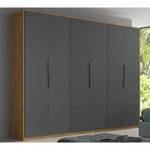 Guarda Roupa Casal 6 Portas Atrice Amendola Grafito