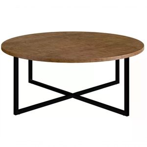 Mesa De Centro Aço Preto 27856 Linha Complementos Vermont Ar