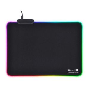 Mouse Pad Gamer Vinik Rgb 25x35cm Preto