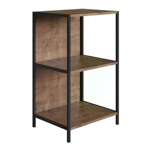 Estante Multiuso 3 Prateleirasvermont Preto Fosco