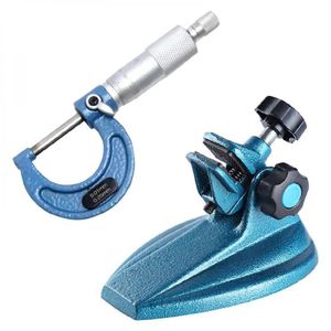 Kit Micrômetro Externo Med. 0-25 + Suporte