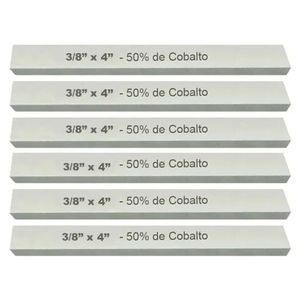 Kit Bits Quadrado 3/8 X 4 - Com 50% De Cobalto - 6 Peças
