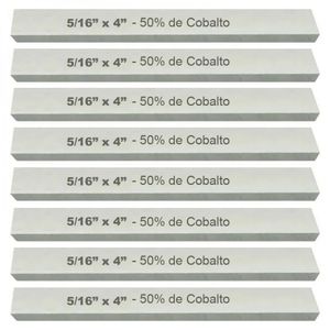Kit Bits Quadrado 5/16 X 4 - Com 50% De Cobalto - 8 Peças
