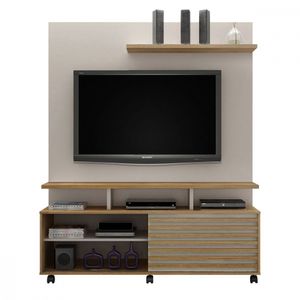 Estante Home Star Para Tv De Até 60 Polegadas Off White Cinamomo Valdemoveis Off White Com Cinamomo