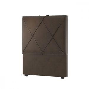 Cabeceira Solteiro Elegance Madri 90cm Veludo Café Viero Café
