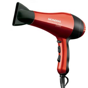 Secador De Cabelos Mondial Infinity 2500 Sc-12 Secador Cabelo-127v-vermelho/preto