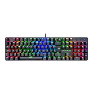 Teclado Mecânico Mamba Viper Pro Switch Vermelho Rgb Preto
