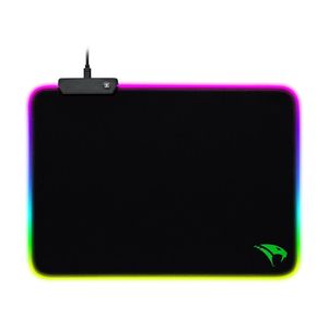 Mouse Pad Gamer Naja Viper Pro 365x265mm Preto Rgb Preto