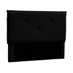 Cabeceira Para Cama Box Vic Casal 140Cm Preto