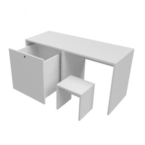 Organizador Baú Com Mesa E Banquinho 100% Mdf