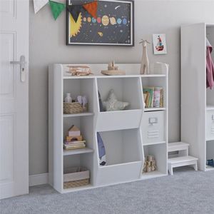 Organizador De Brinquedo Infantil Vicente 100% Mdf