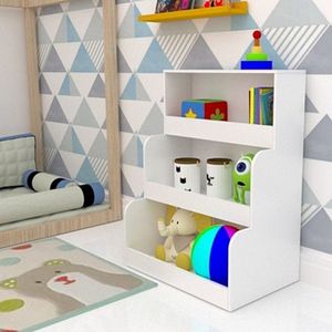 Organizador De Brinquedos Infantil Mathias 100% Mdf