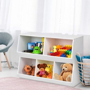 Organizador Infantil Heitor 100% Mdf Brinquedos Crianças
