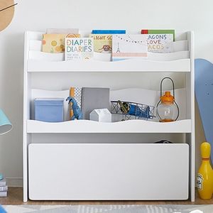 Organizador Infantil Com Baú Ralf 100% Mdf (Brinquedo)